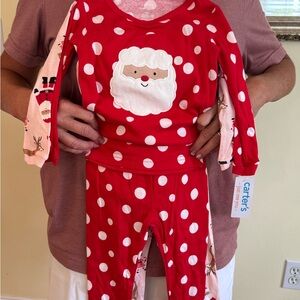 6 Carter Christmas/holiday/winter themed sets, shirt & onesie! Great deal!!!